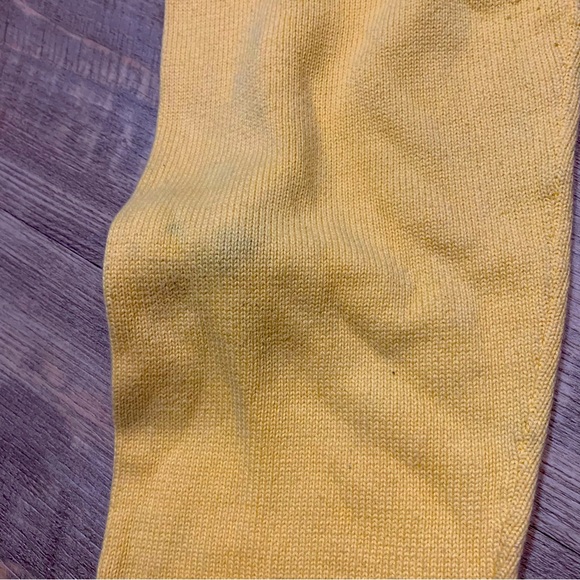 Yellow Tommy Hilfigure Crewneck Sweater SZ XL - Picture 7 of 8